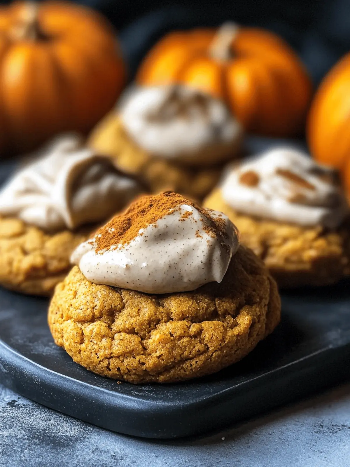 Soft Spiced Vegan Pumpkin Cookies