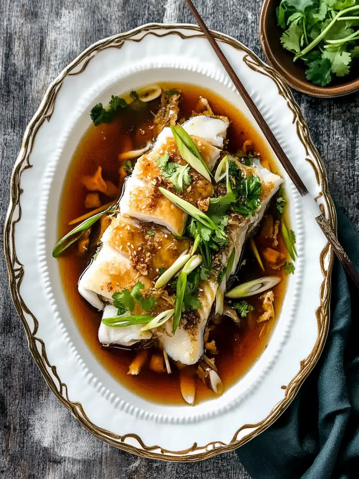 Easy Chinese Steamed Fish