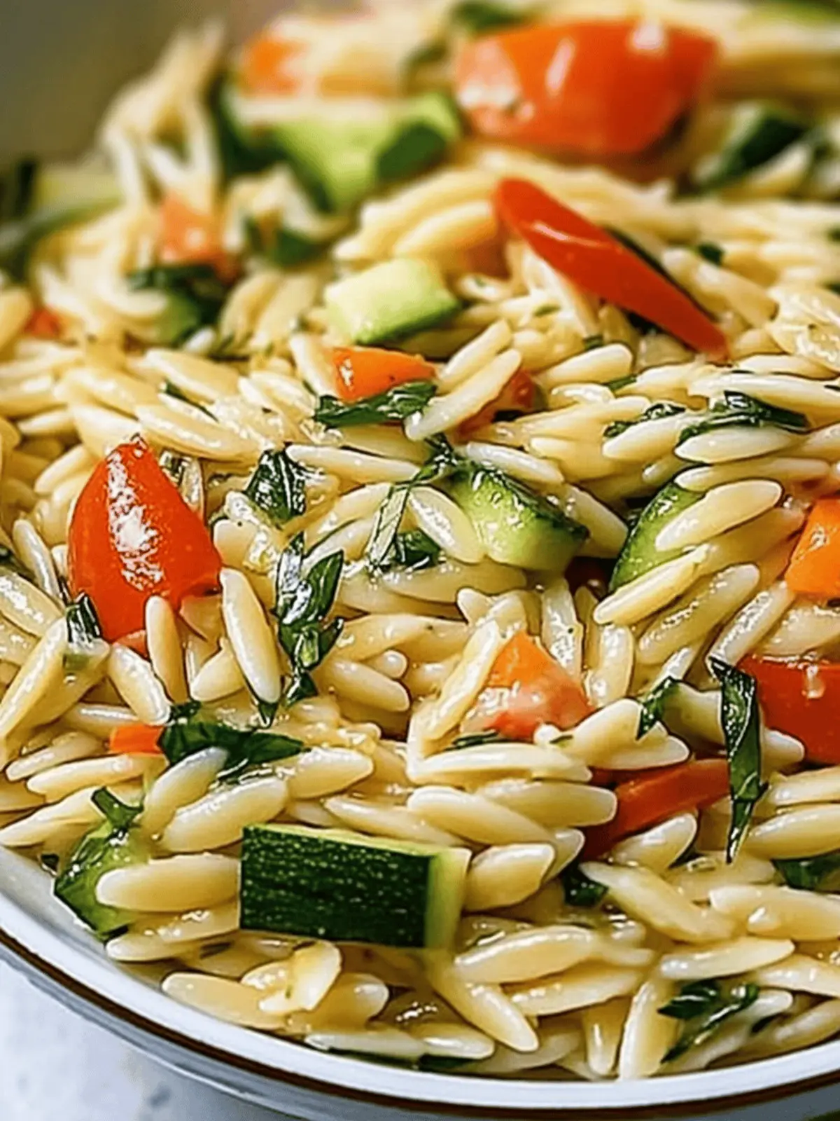 Zesty Lemon Garlic Orzo with Veggies Your Go-To Summer Delight 3 Zesty Lemon Garlic Orzo with Veggies Summer Delight