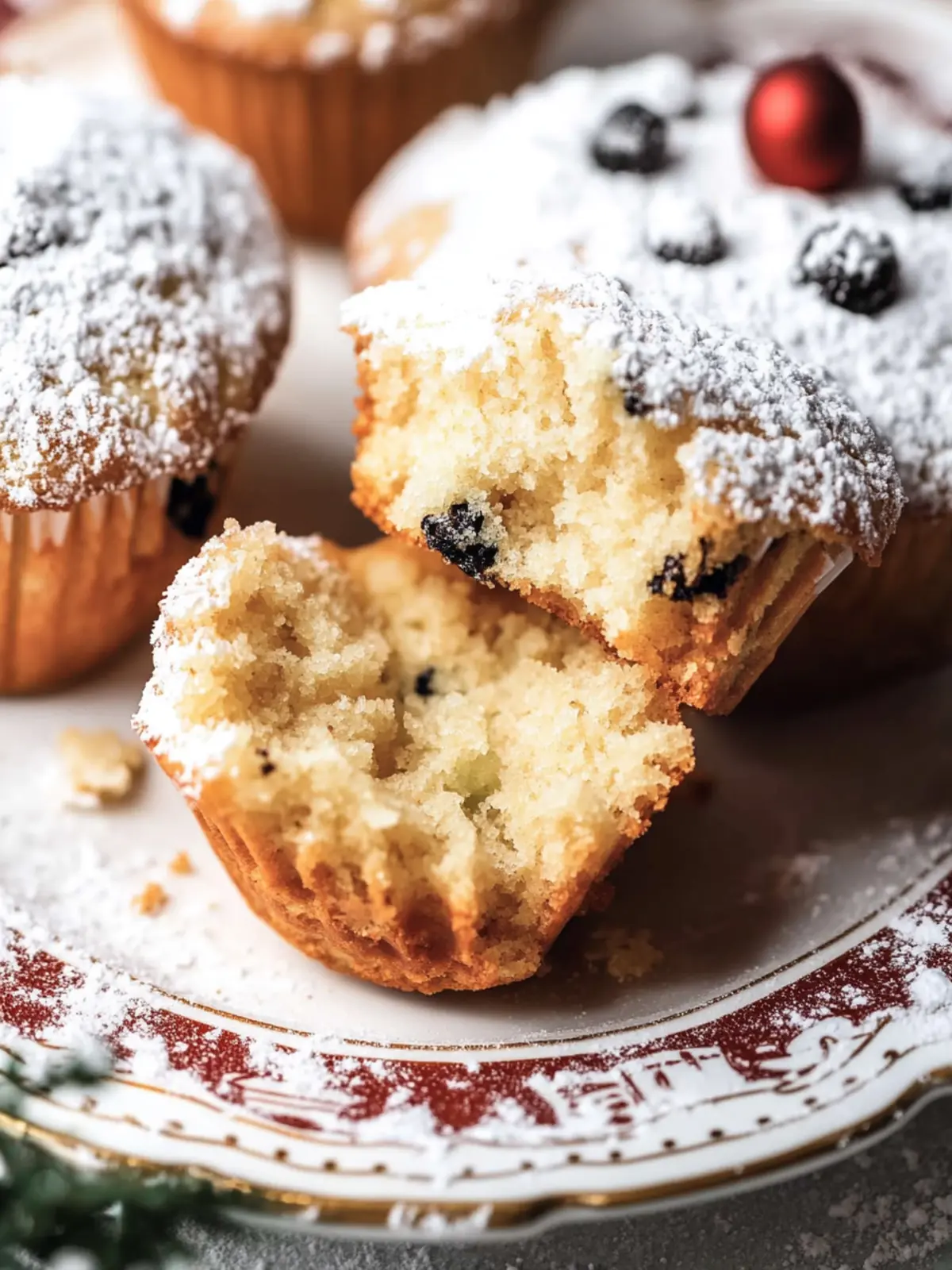 Christmas Stollen Muffins