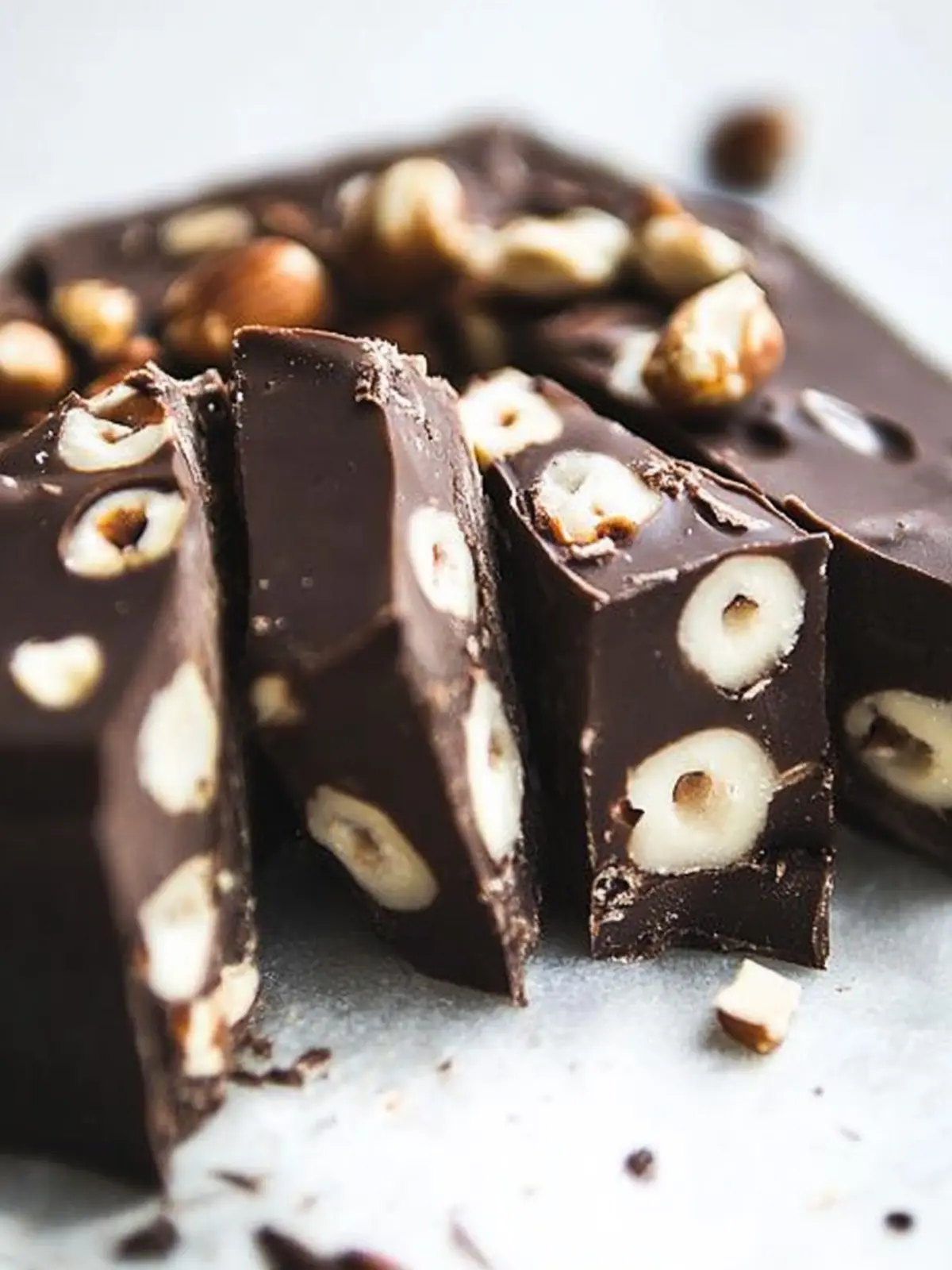 Chocolate Hazelnut Torrone ~ 3 Ingredients for Easy Bliss 2 Chocolate Hazelnut Torrone ~ 3 ingredients!