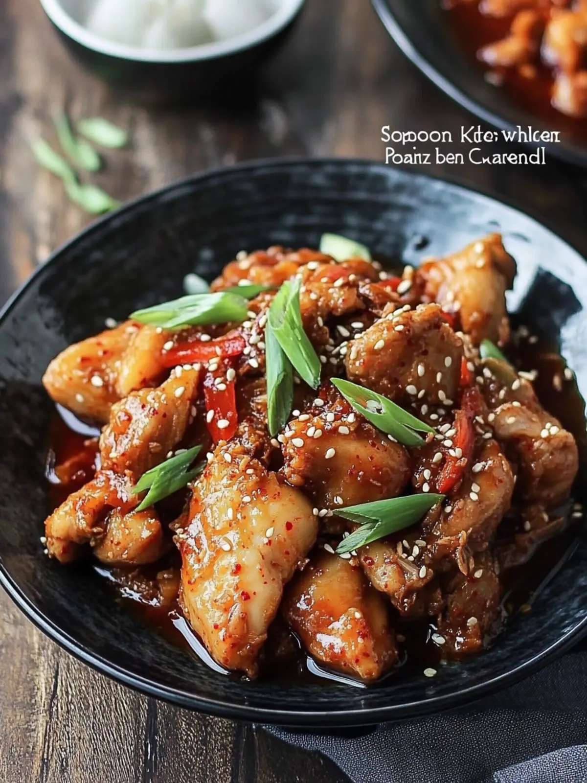 Slow Cooker Korean Spicy Braised Chicken