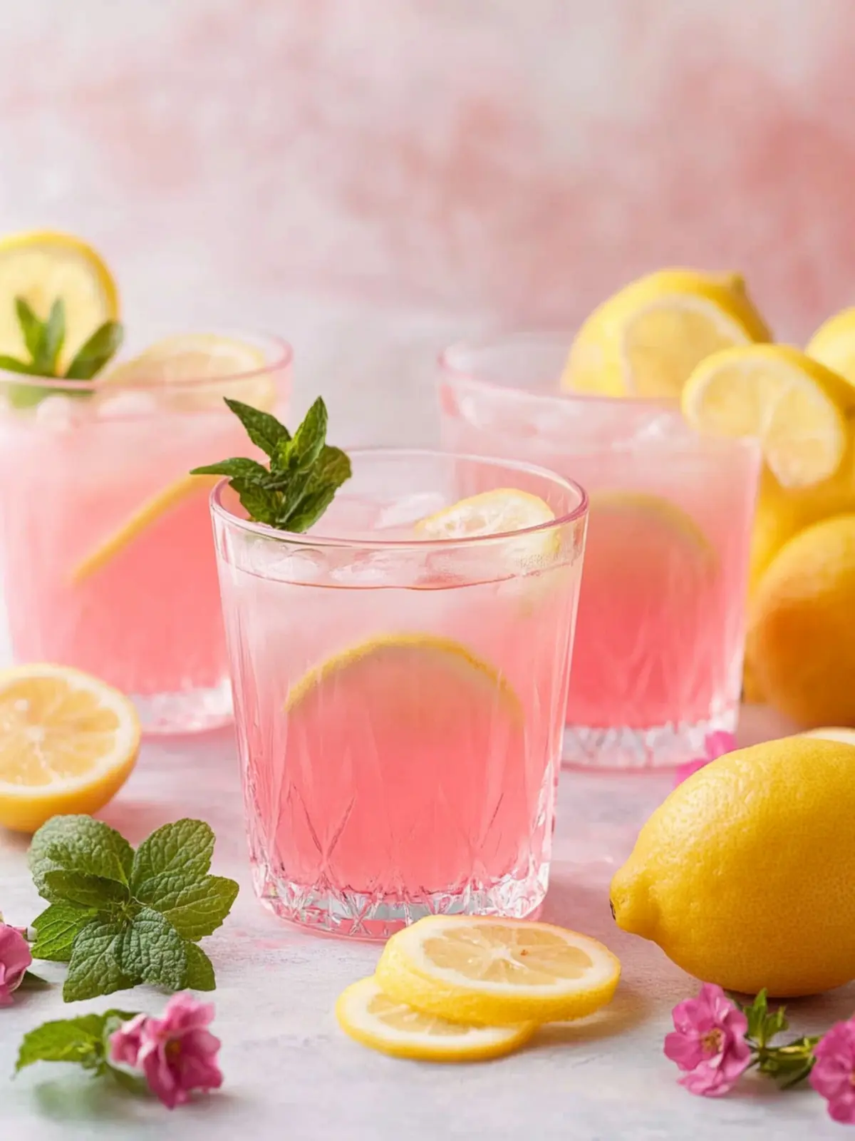 Refreshing Pink Lemonade with a Minty Twist You ll Love 3 Pink Lemonade