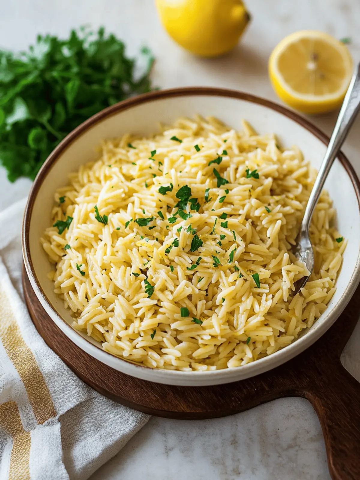 Zesty Lemon Orzo in 20 Minutes for an Irresistible Side! 3 Lemon Orzo