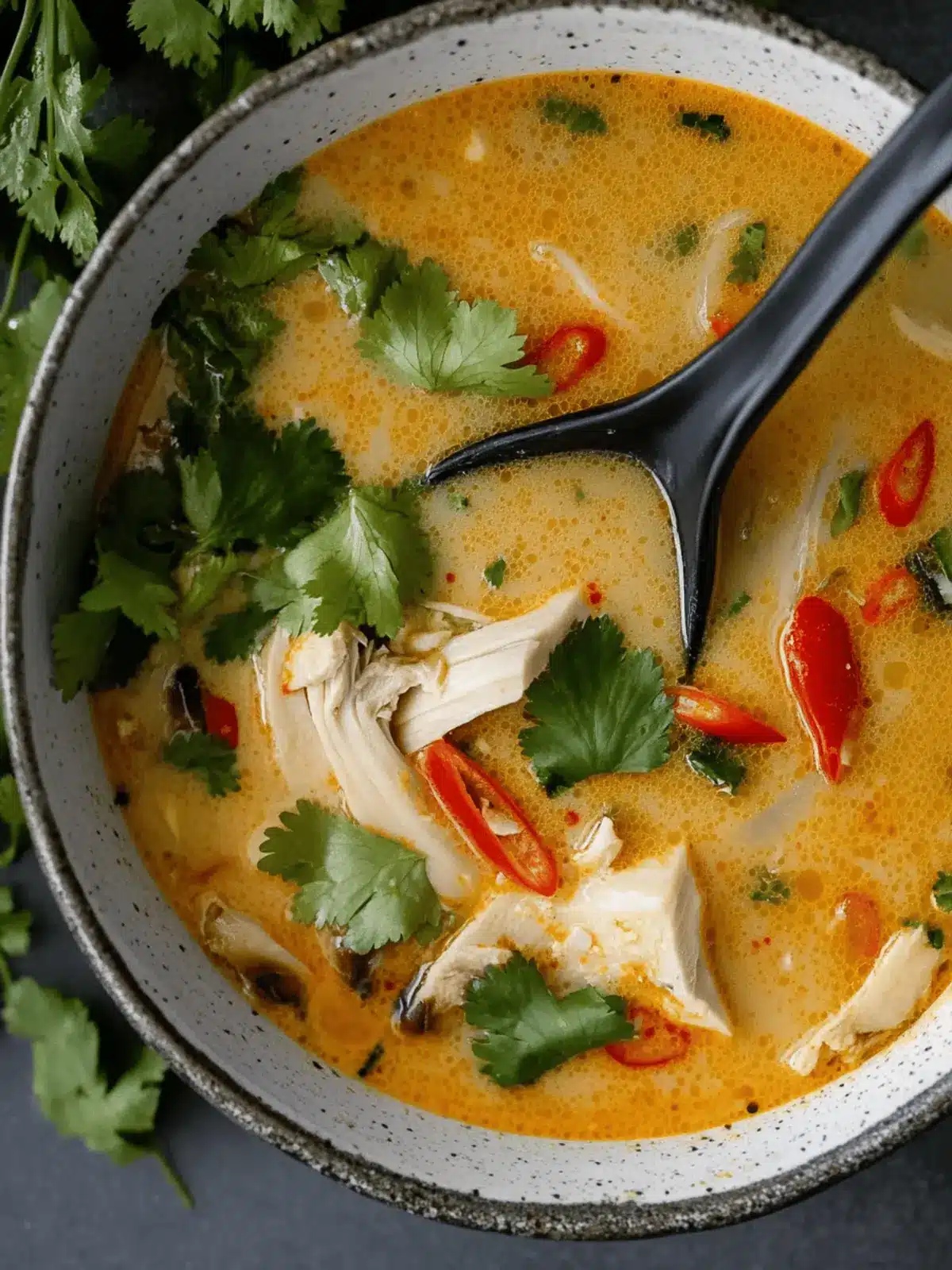 Savory Tom Kha Gai: Quick Thai Coconut Soup Delight 4 Tom Kha Gai