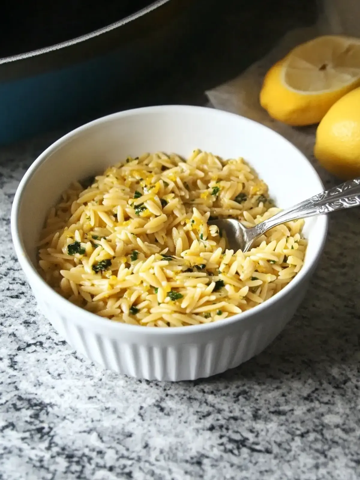 One-Pot Lemon Butter Orzo Recipe