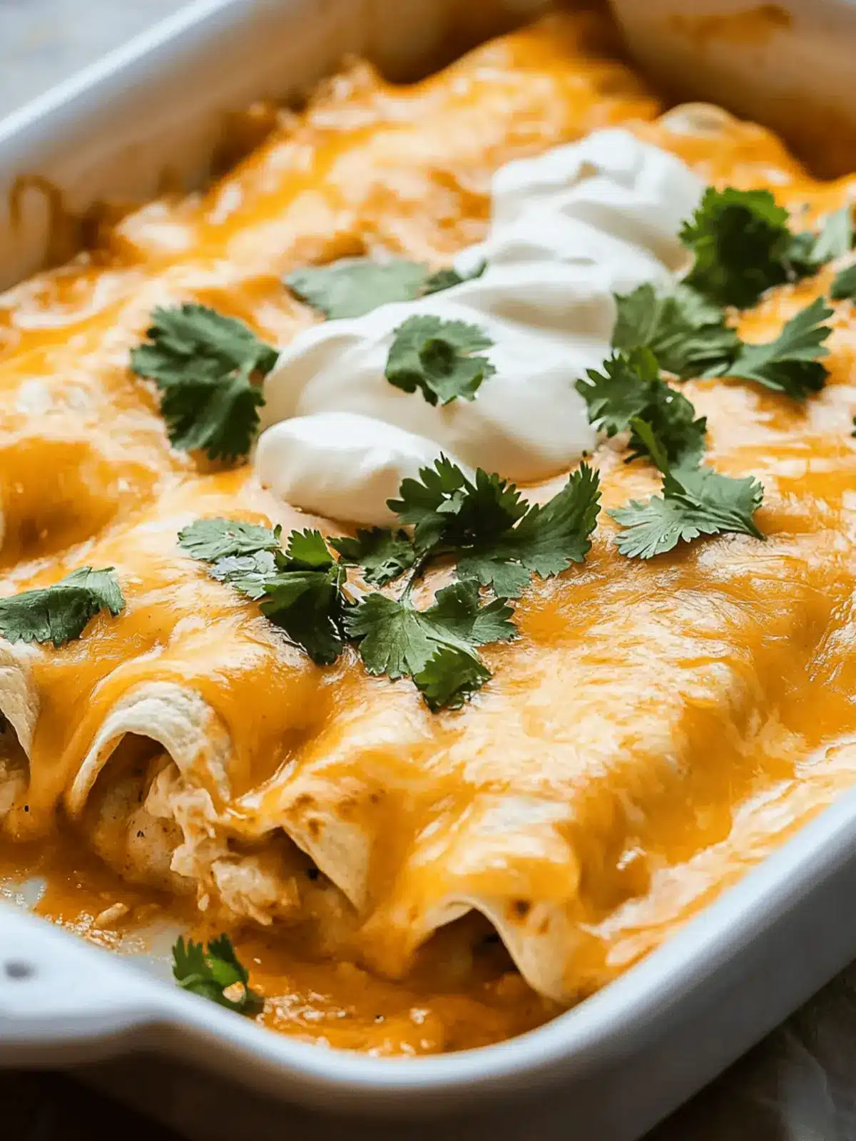 Creamy Sour Cream Chicken Enchiladas with a Tex-Mex Twist 3 Creamy Sour Cream Chicken Enchiladas with a Tex-Mex Twist