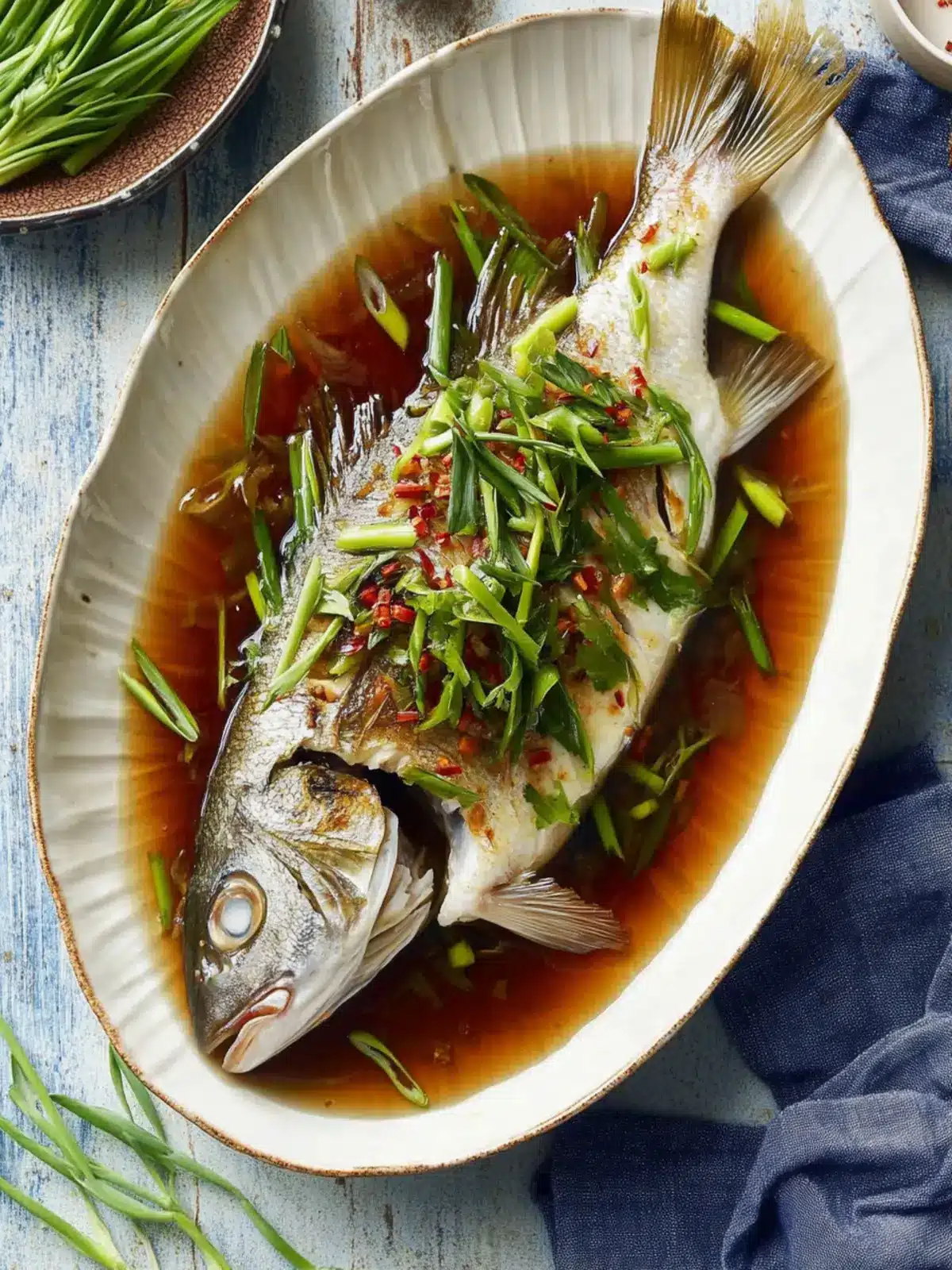 Steamed Fish, the Chinese Way (æ¸è¸é±¼)