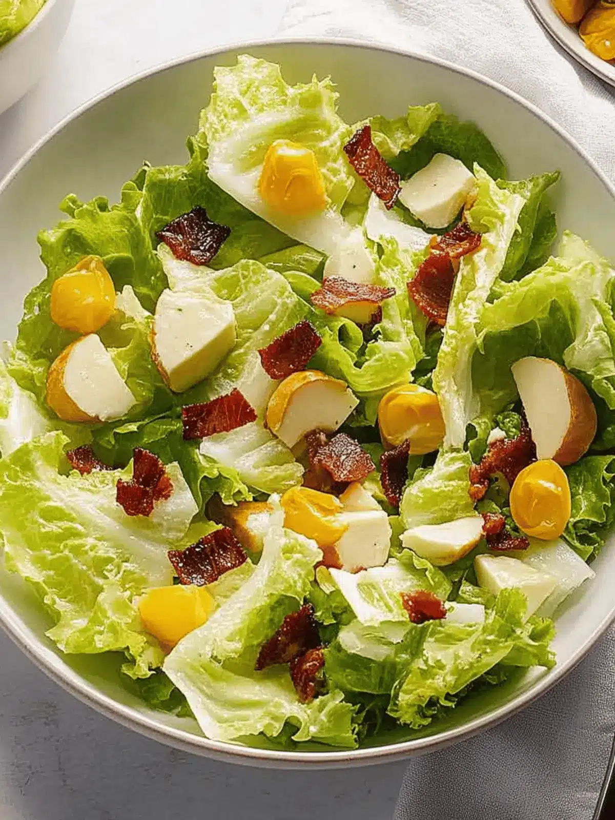 Wilted Lettuce Salad
