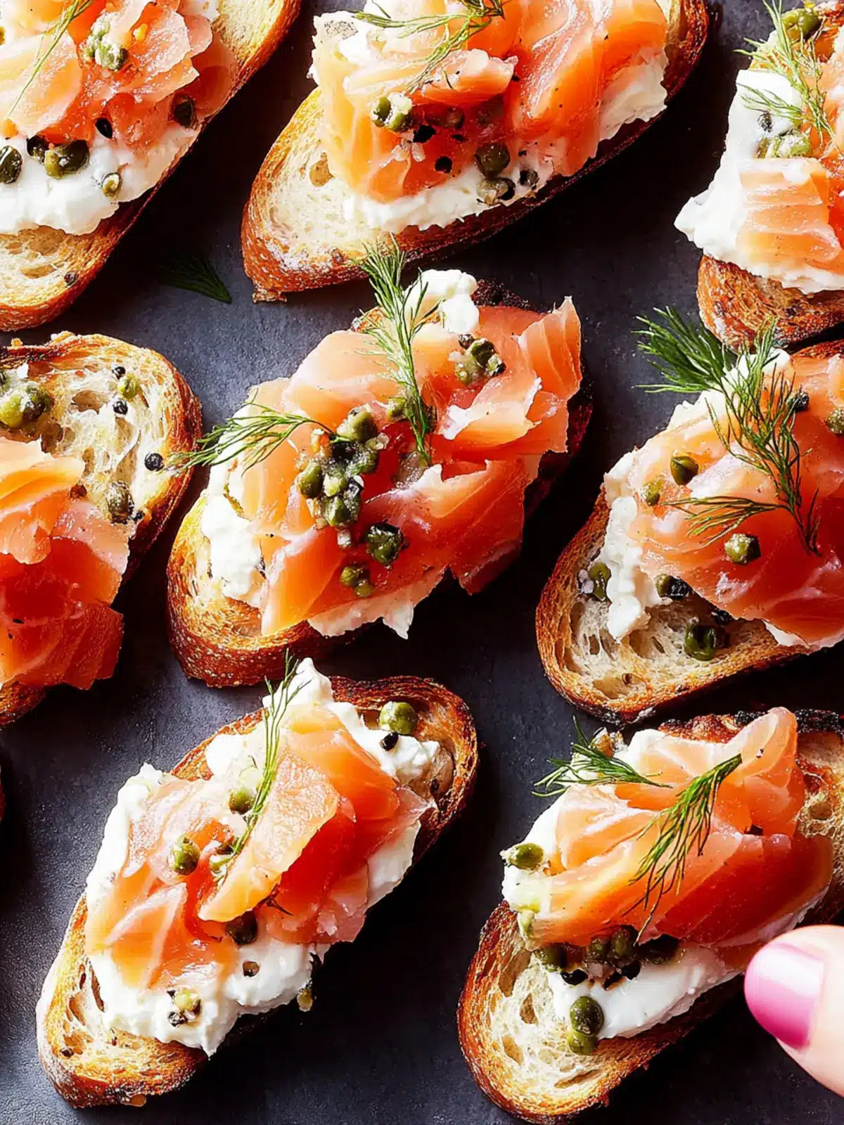 Smoked Salmon Crostini