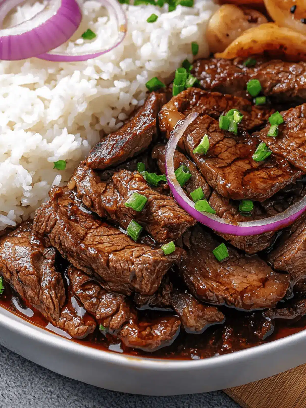 Filipino Beef Steak in Savory Soy Sauce and Garlic Bliss 3 Filipino Beef Steak in Savory Soy Sauce and Garlic