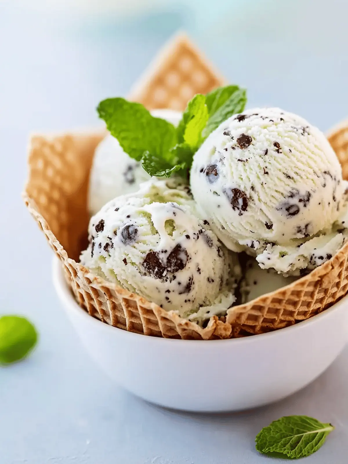 Homemade Mint Chocolate Chip Ice Cream to Savor This Summer 4 Mint Chocolate Chip Ice Cream