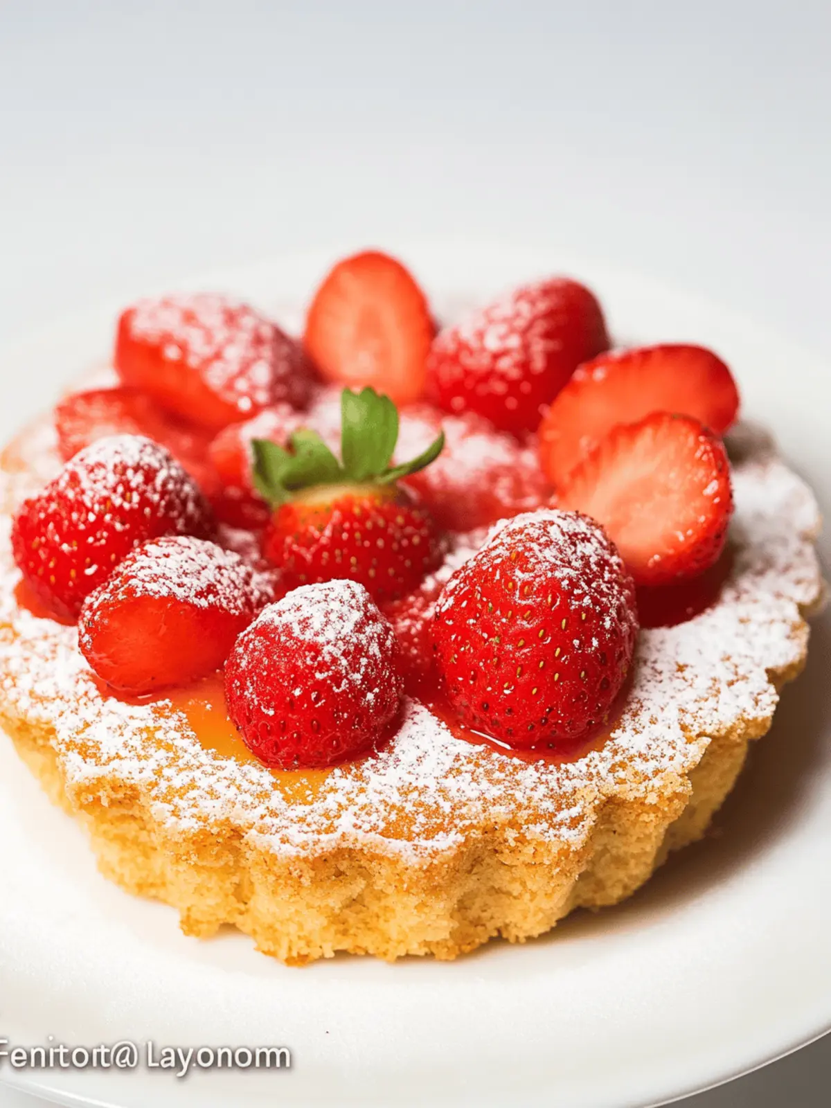 Strawberry Frangipane Cake