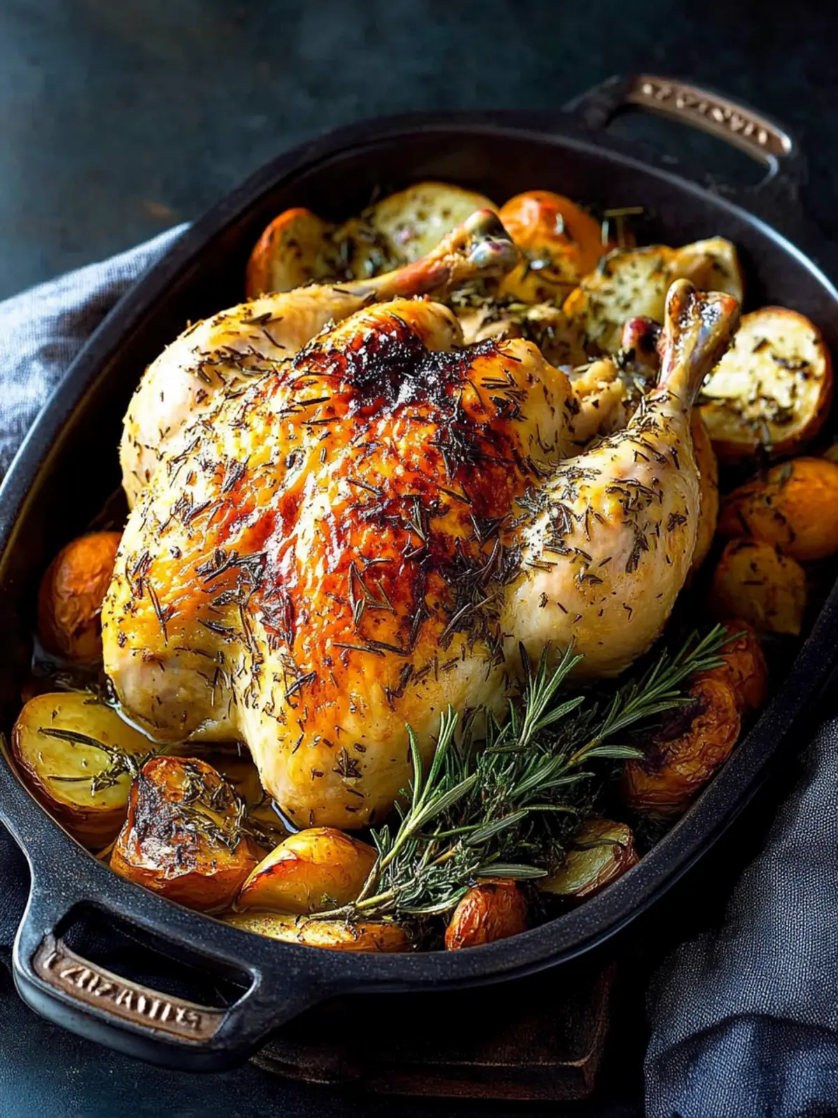 Roasted Chicken with Rosemary