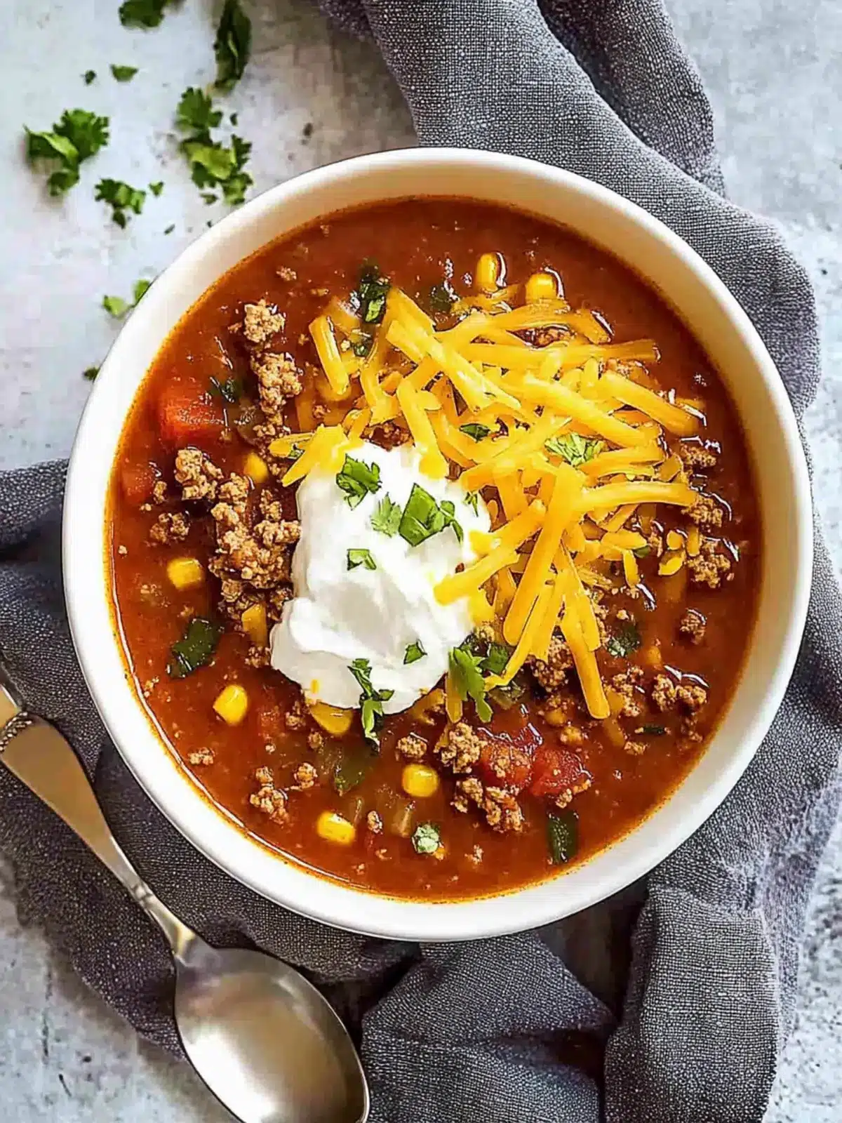 Easy Taco Soup: A Hearty Weeknight Wonder for the Family 3 Easy Taco Soup