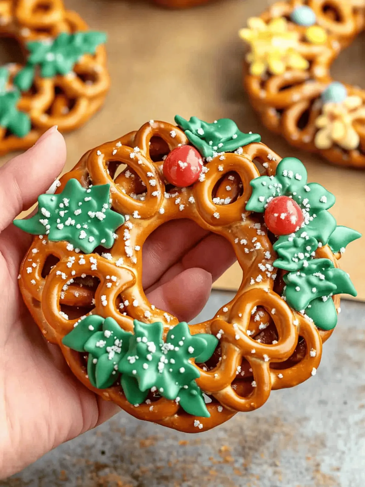 Festive Pretzel Wreaths That Kids Will Love to Make Together 4 Pretzel Wreaths