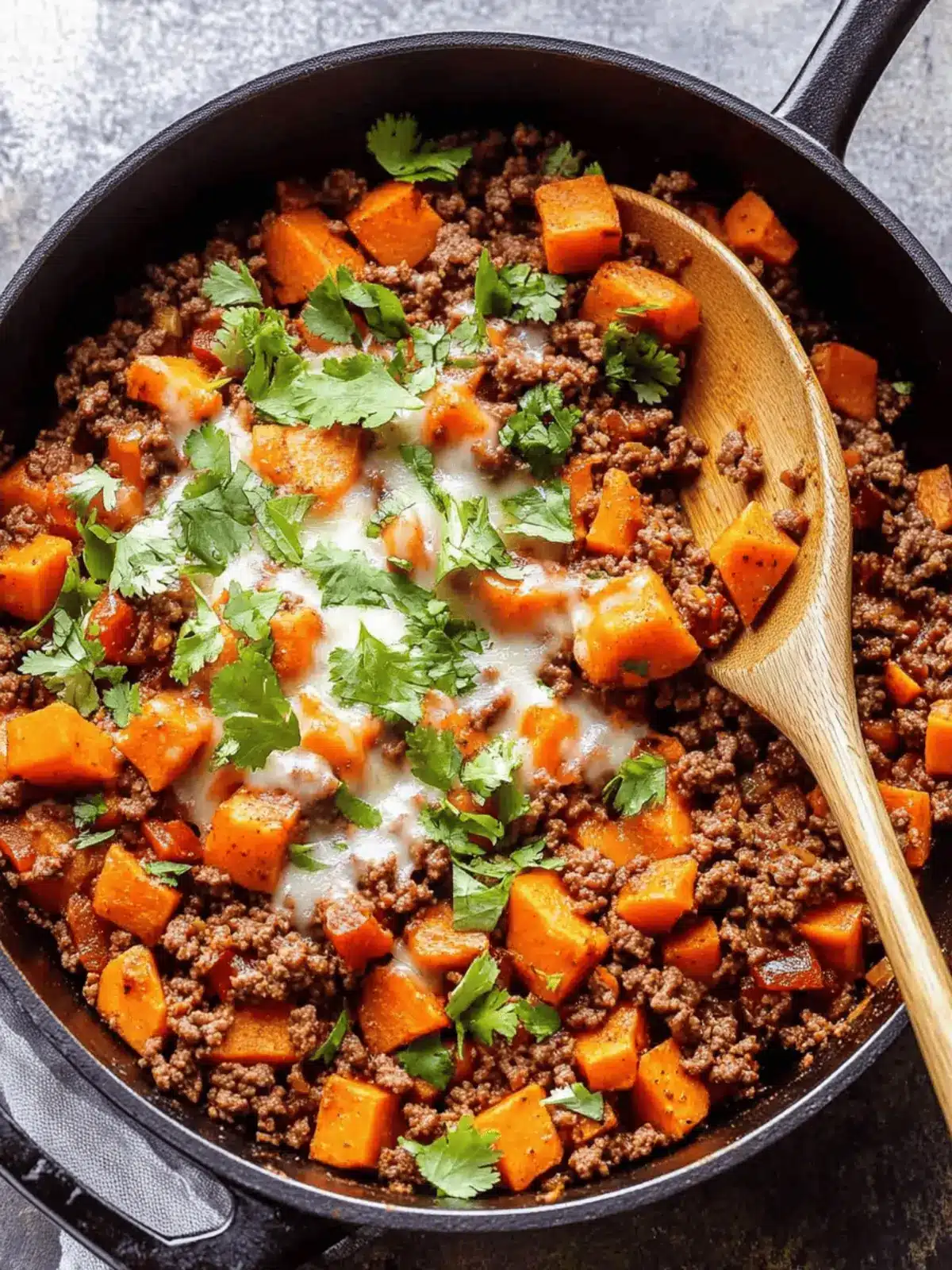 Southwest Ground Beef and Sweet Potato Skillet Done in 30 Minutes 2 Southwest Ground Beef and Sweet Potato Skillet