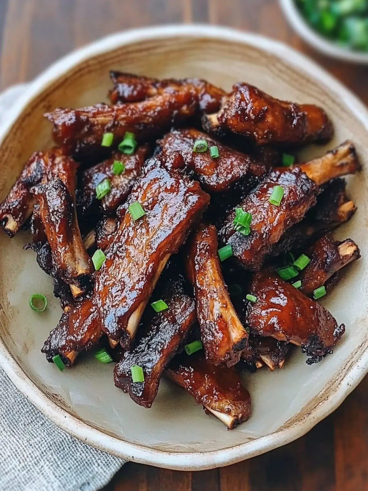 Chinese Fried Ribs with Fermented Red Bean Curd