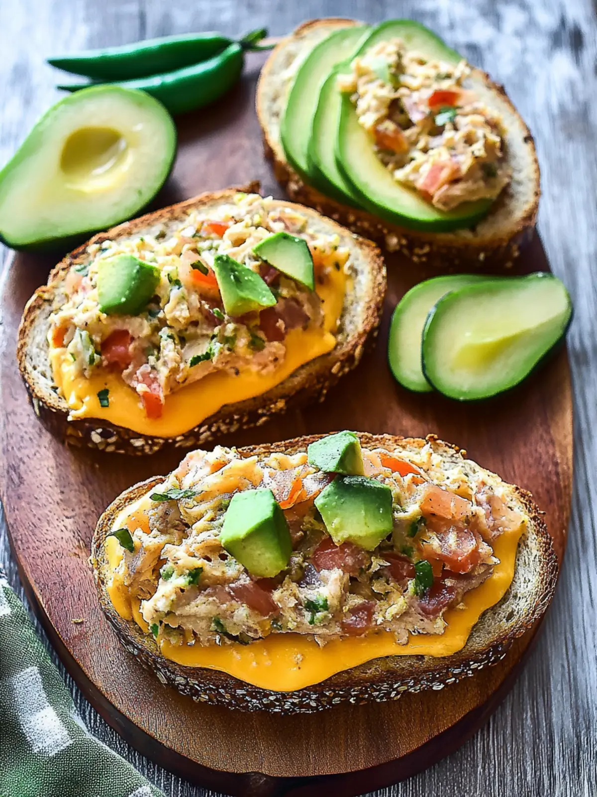 Ultimate Open-Faced Tuna Melt