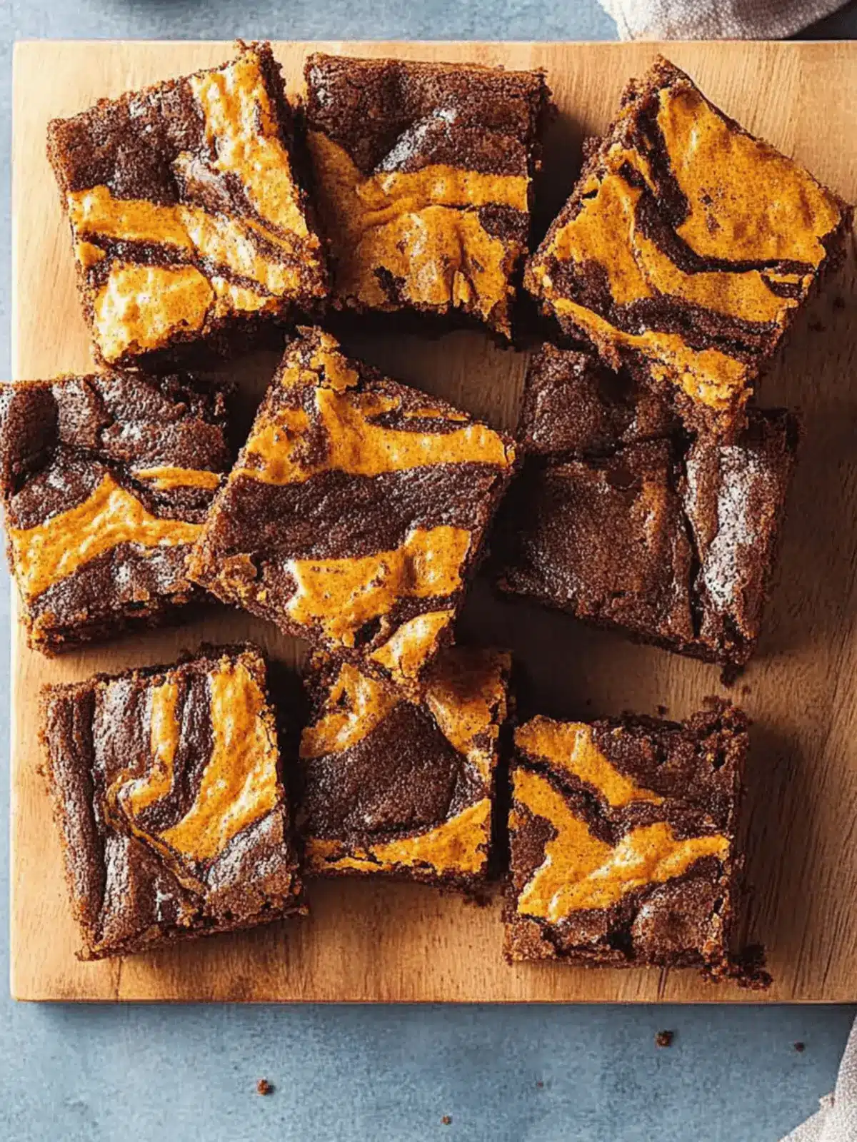 Pumpkin Brownies