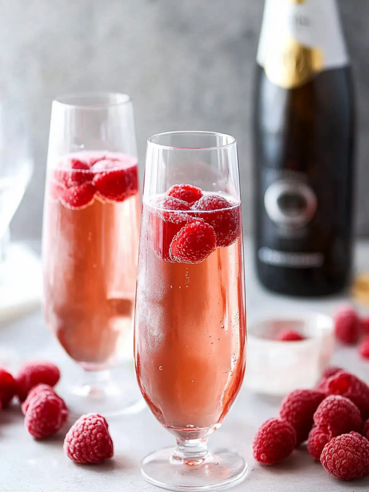 Sparkling Raspberry RosÃ© Cocktail