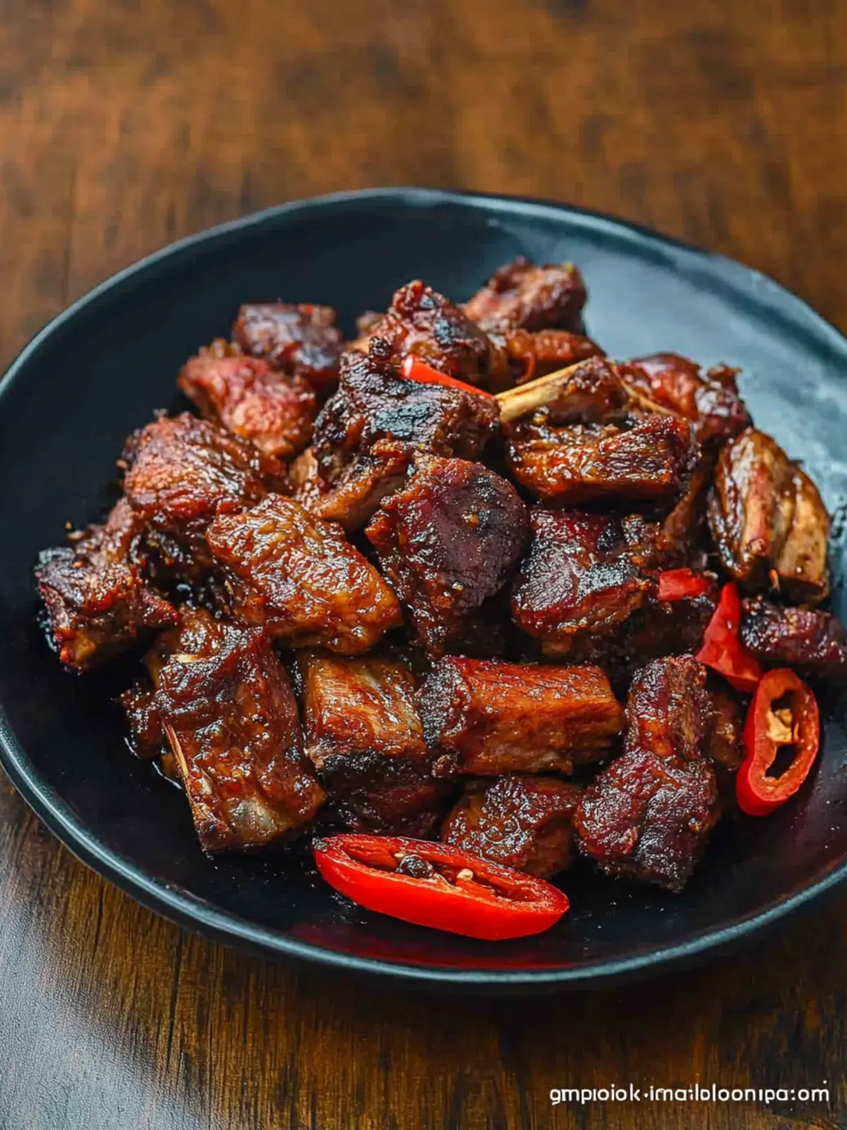 Spicy Pork Ribs Adobo