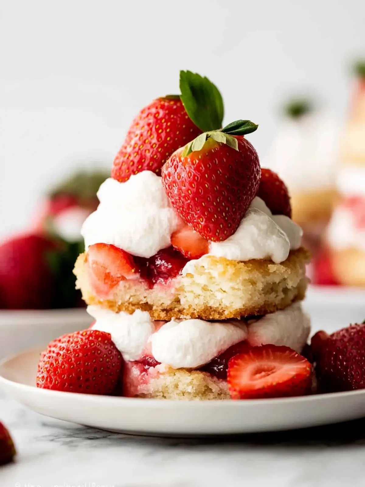 Delicious Homemade Strawberry Shortcake for Sweet Summer Memories 2 Homemade Strawberry Shortcake
