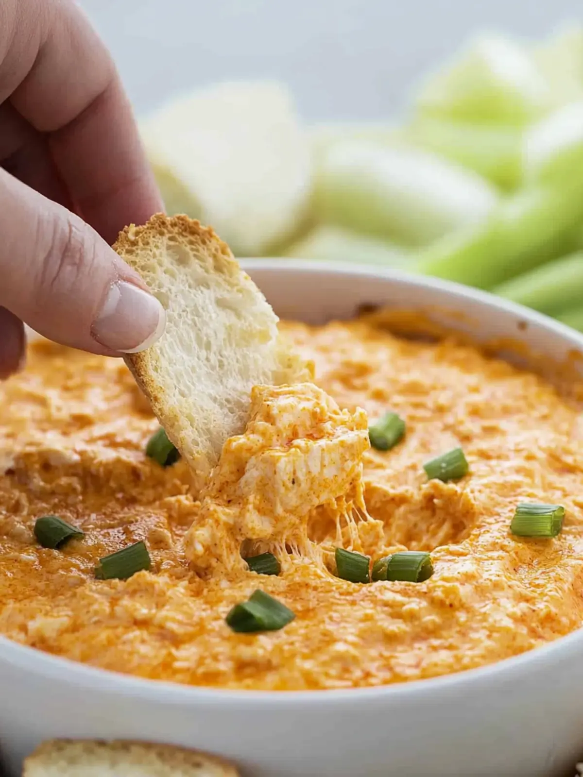 Crockpot Buffalo Chicken Dip