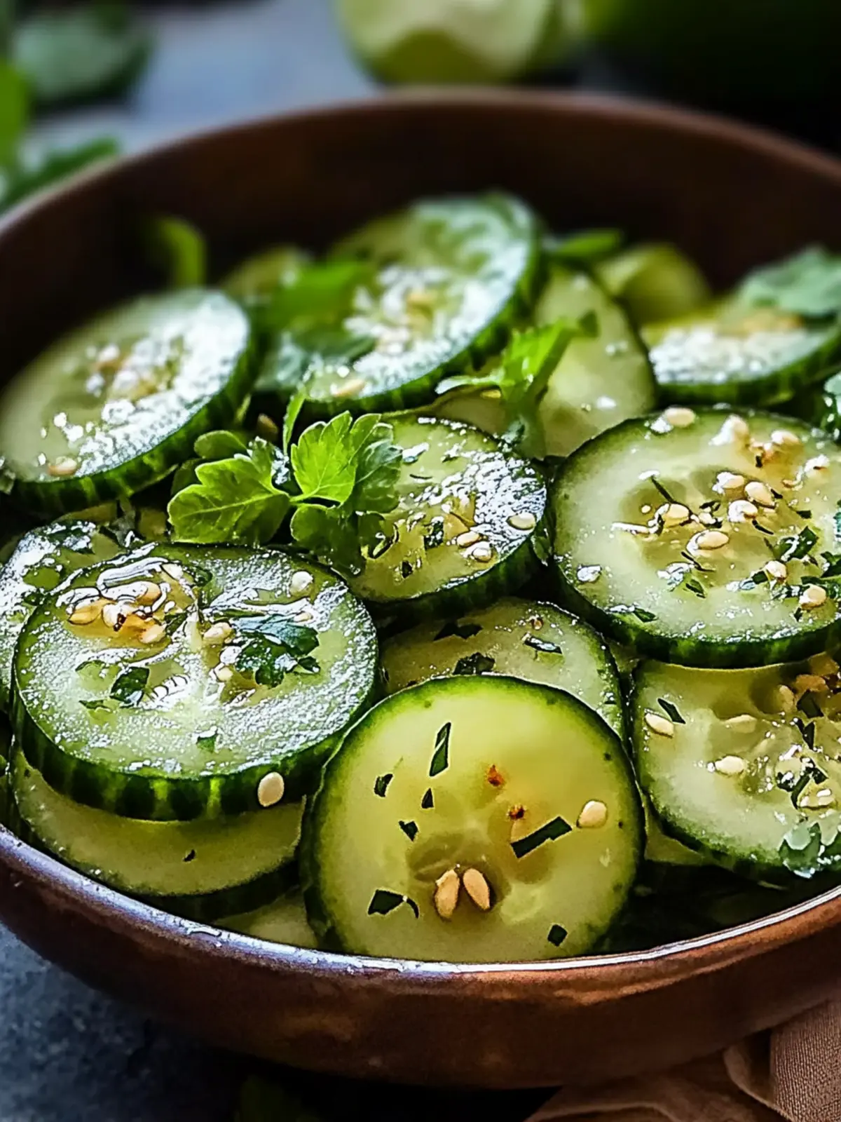 Honey Lime Cucumber Salad: A Refreshing Delight Awaits!