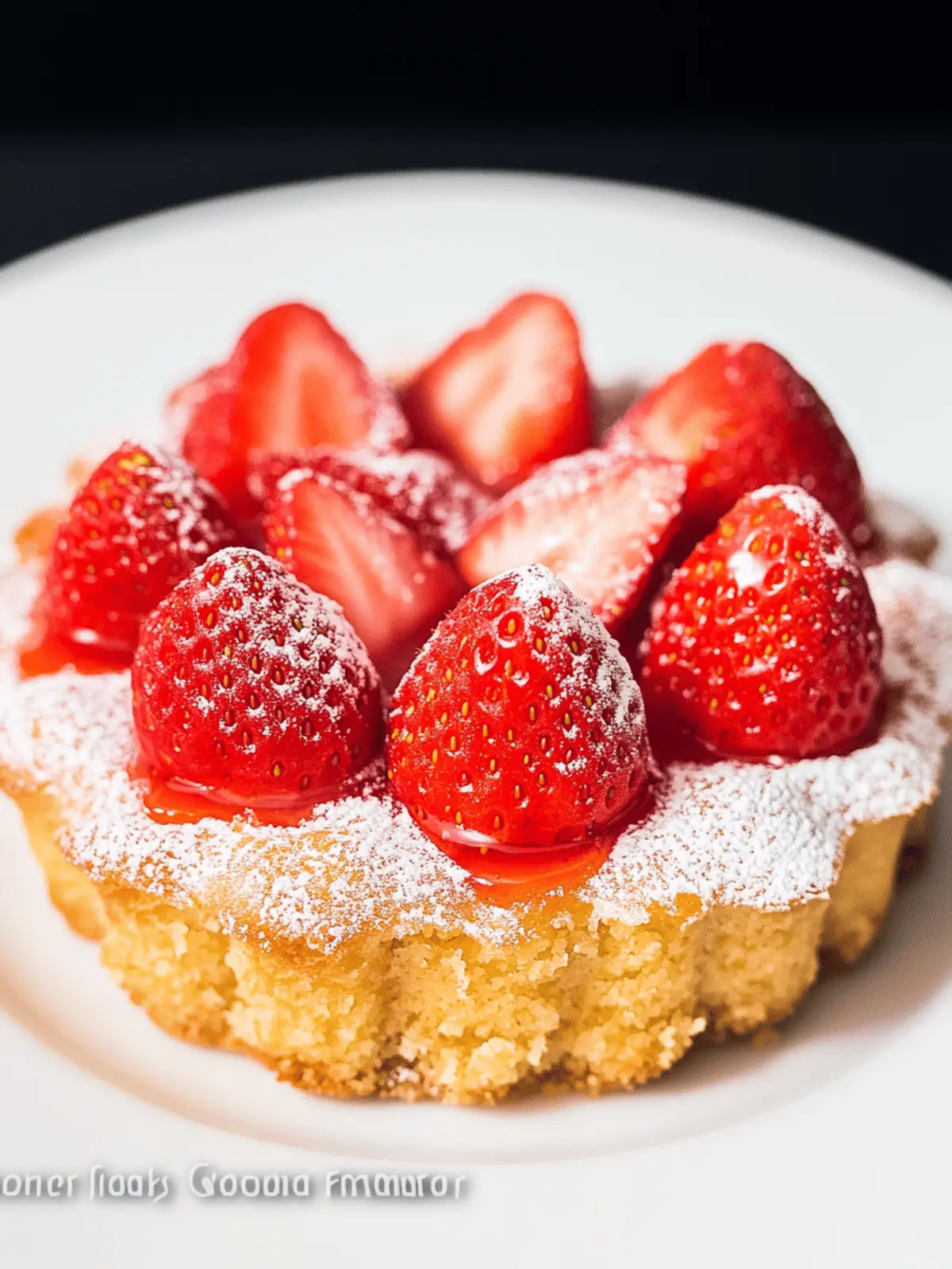Strawberry Frangipane Cake