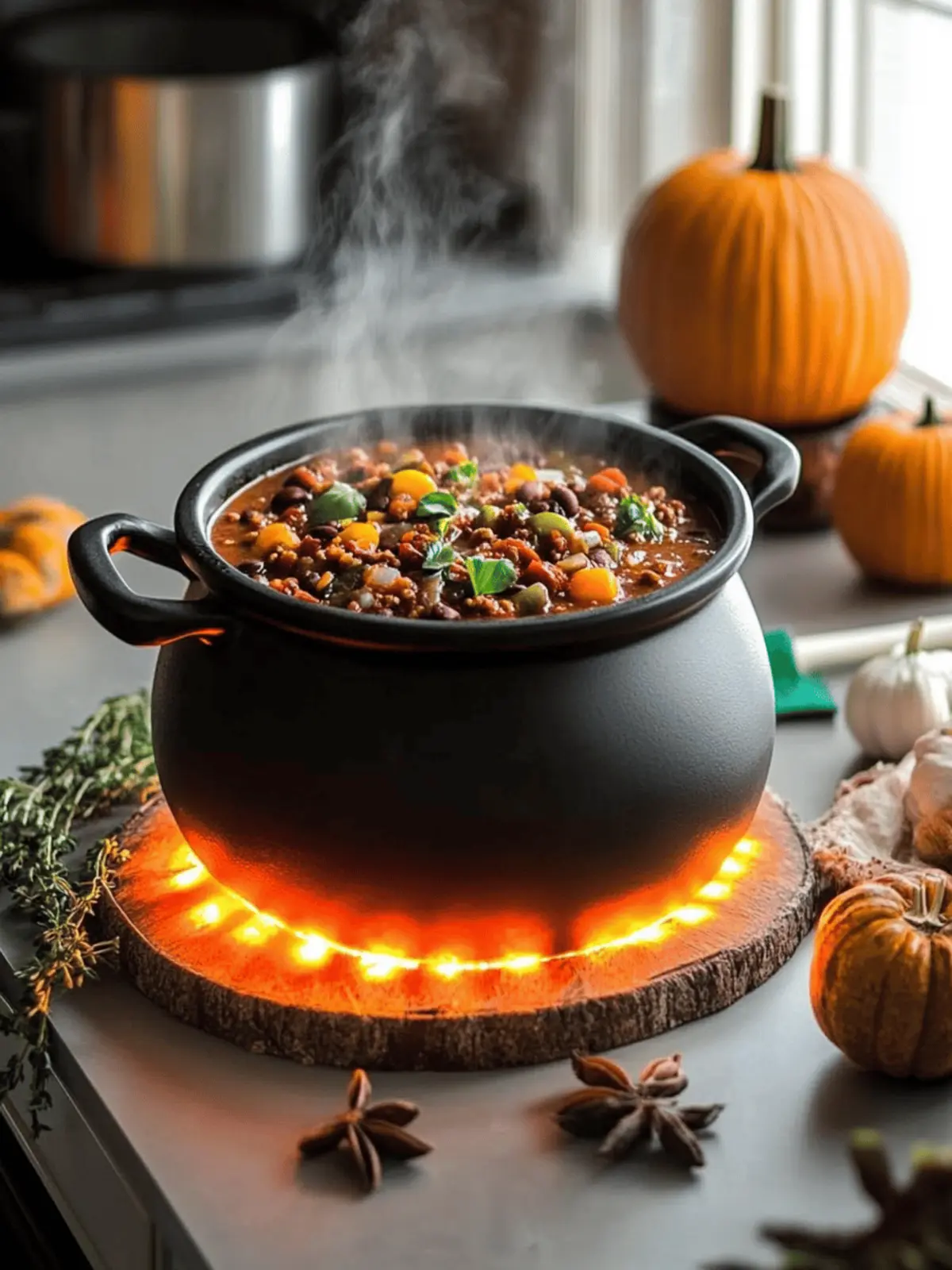 Witch s Cauldron Chili Dinner