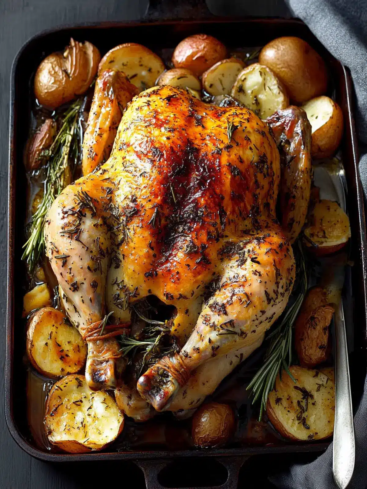 Roasted Chicken with Rosemary