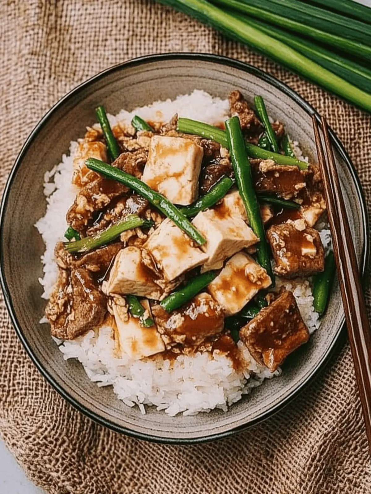 Beef Tofu Stir Fry