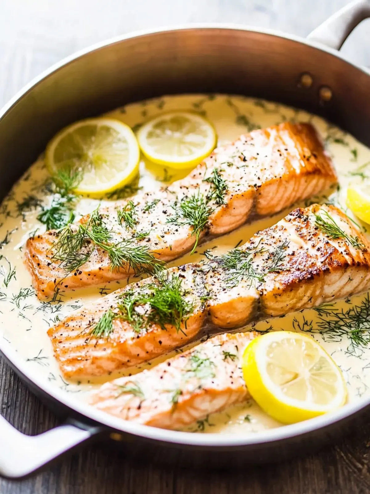 Creamy Lemon Dill Salmon
