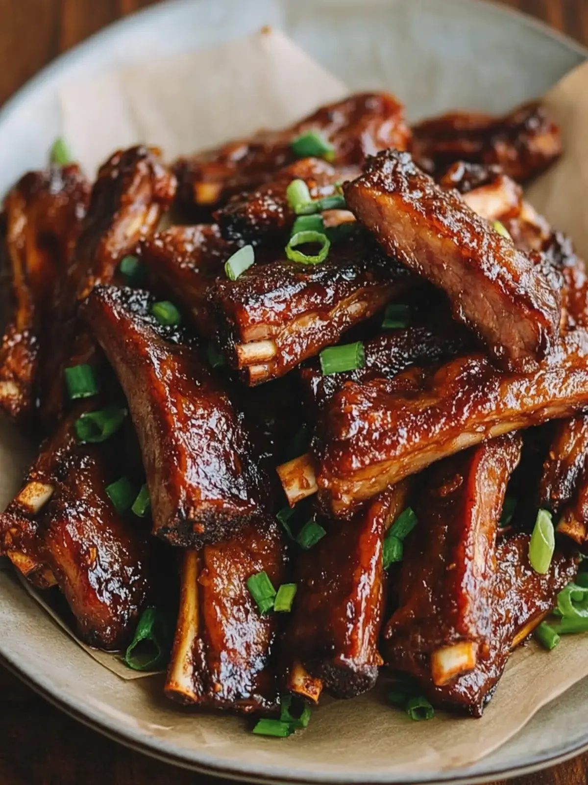 Chinese Fried Ribs with Fermented Red Bean Curd