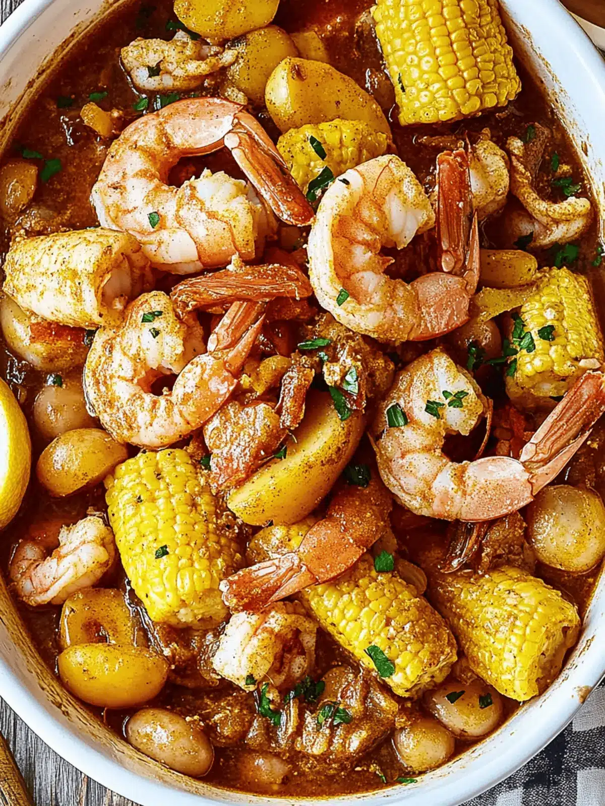 Easy Slow Cooker Shrimp Boil for Effortless Summer Feasts 4 Slow Cooker Shrimp Boil