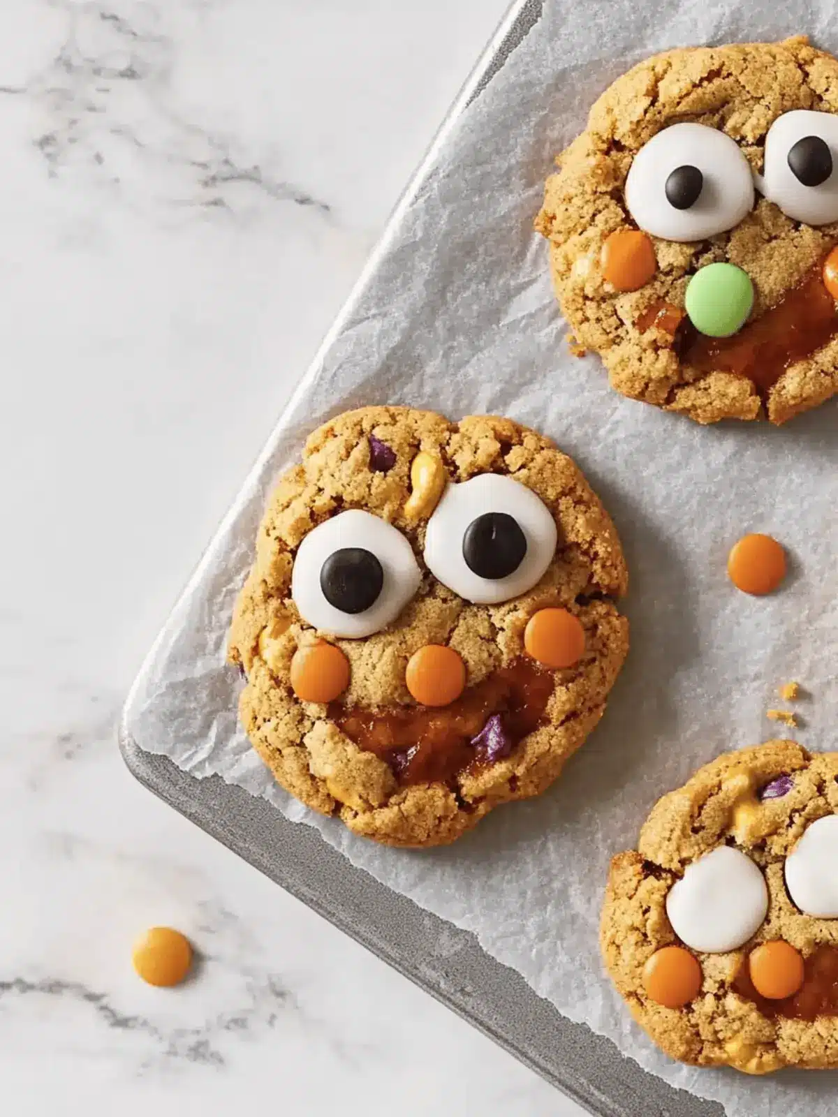 Chewy Halloween Monster Cookie