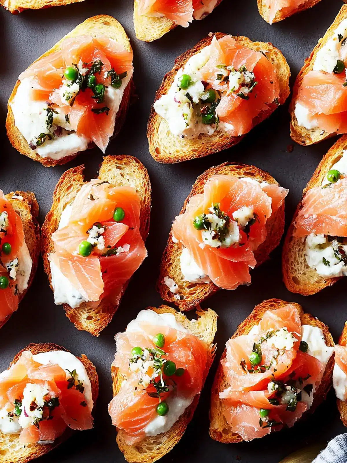Smoked Salmon Crostini