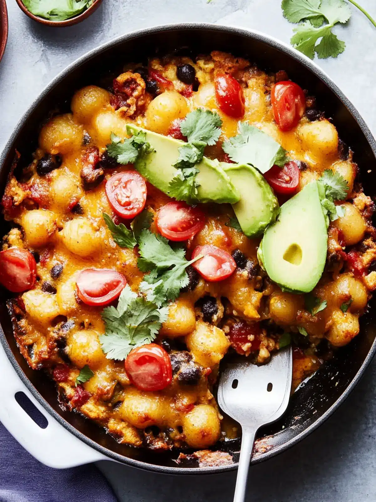 Taco Gnocchi Bake