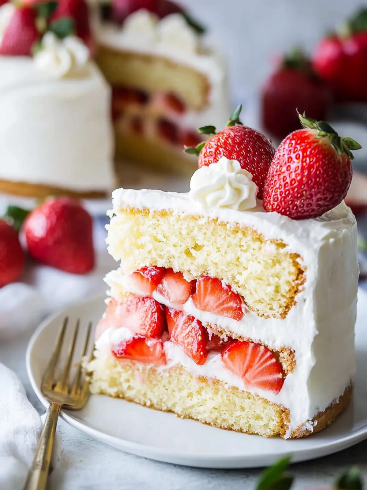 Decadent Strawberry Shortcake Cake You ll Love to Make at Home 4 Strawberry Shortcake Cake
