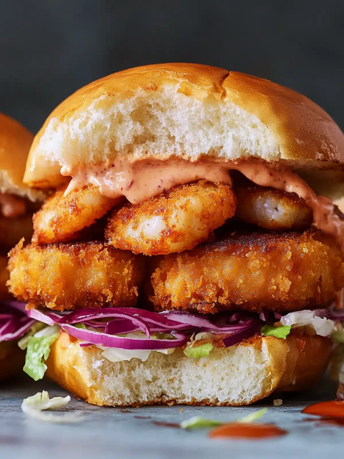 Shrimp Katsu Burgers