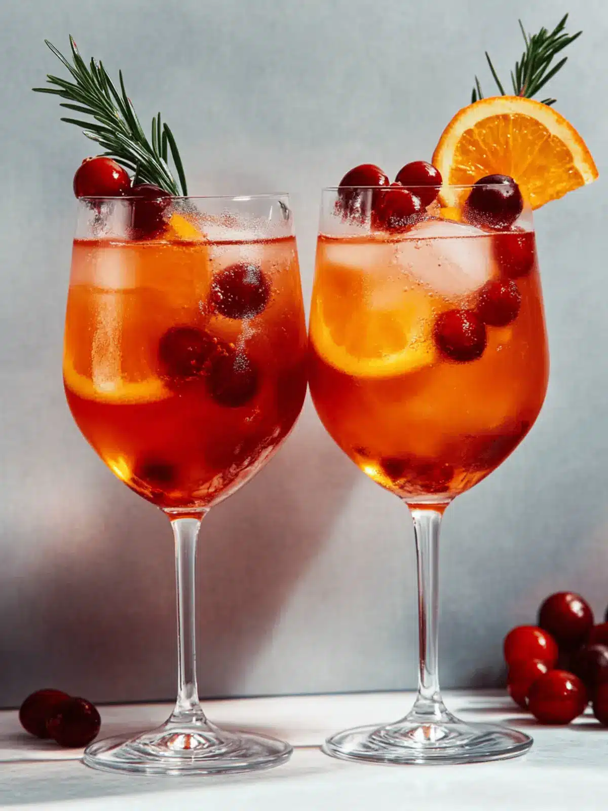 Cranberry-Aperol Spritz