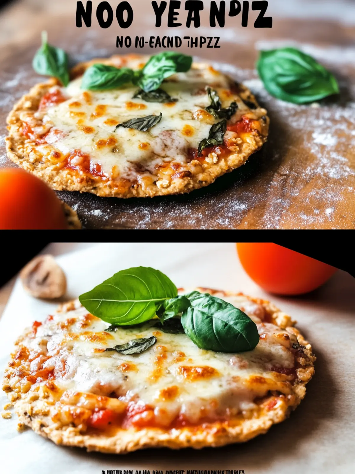 HOMEMADE, NO YEAST, THIN-CRUST OATMEAL MINI-PIZZA