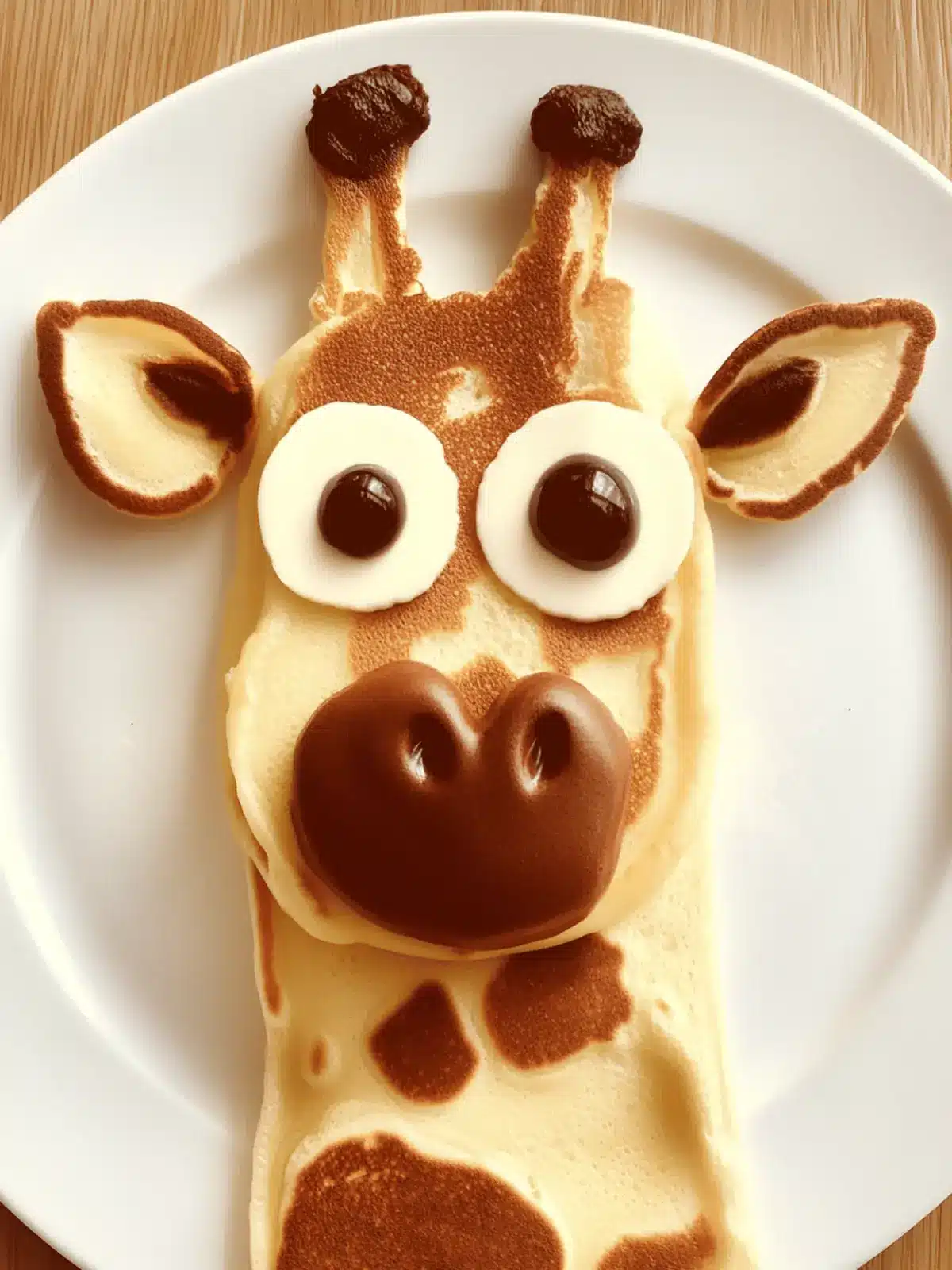 Giraffe Pancake Food Art: A Fun Breakfast Adventure for Kids 4 Pancake Giraffe Food Art