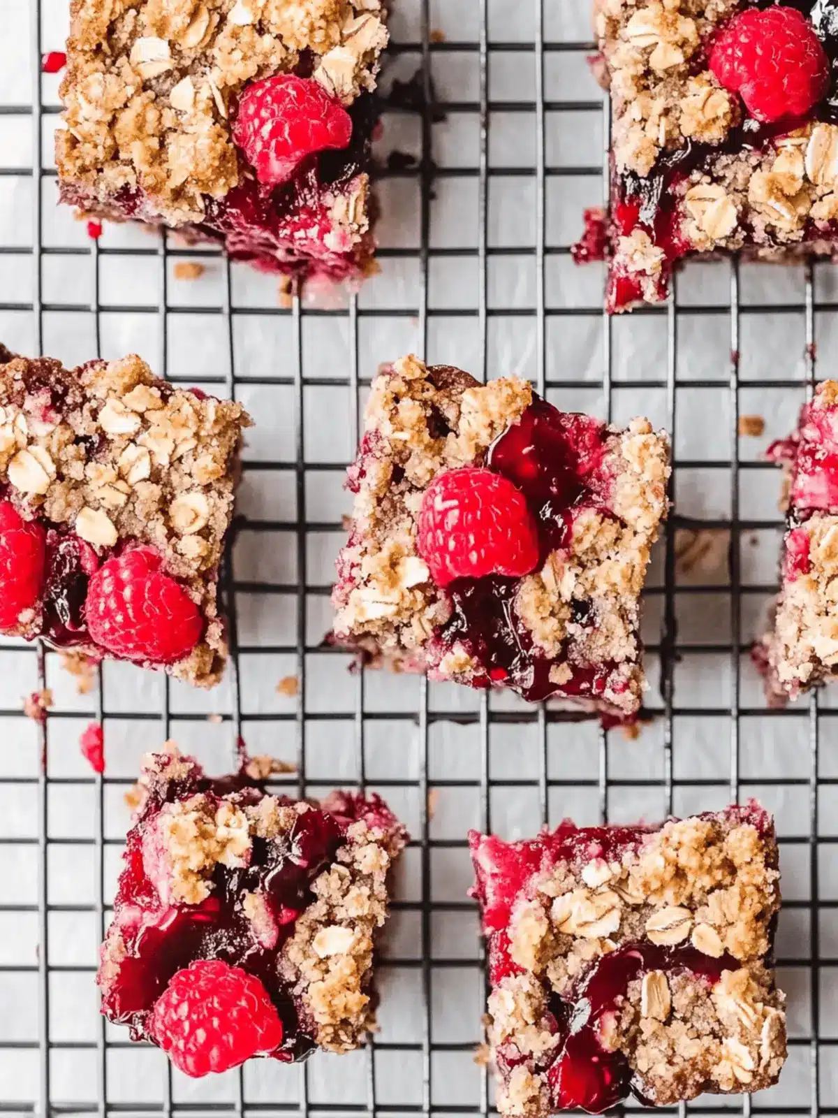 Irresistible Raspberry Crumble Oat Bars for a Guilt-Free Treat 4 Raspberry Crumble Oat Bars