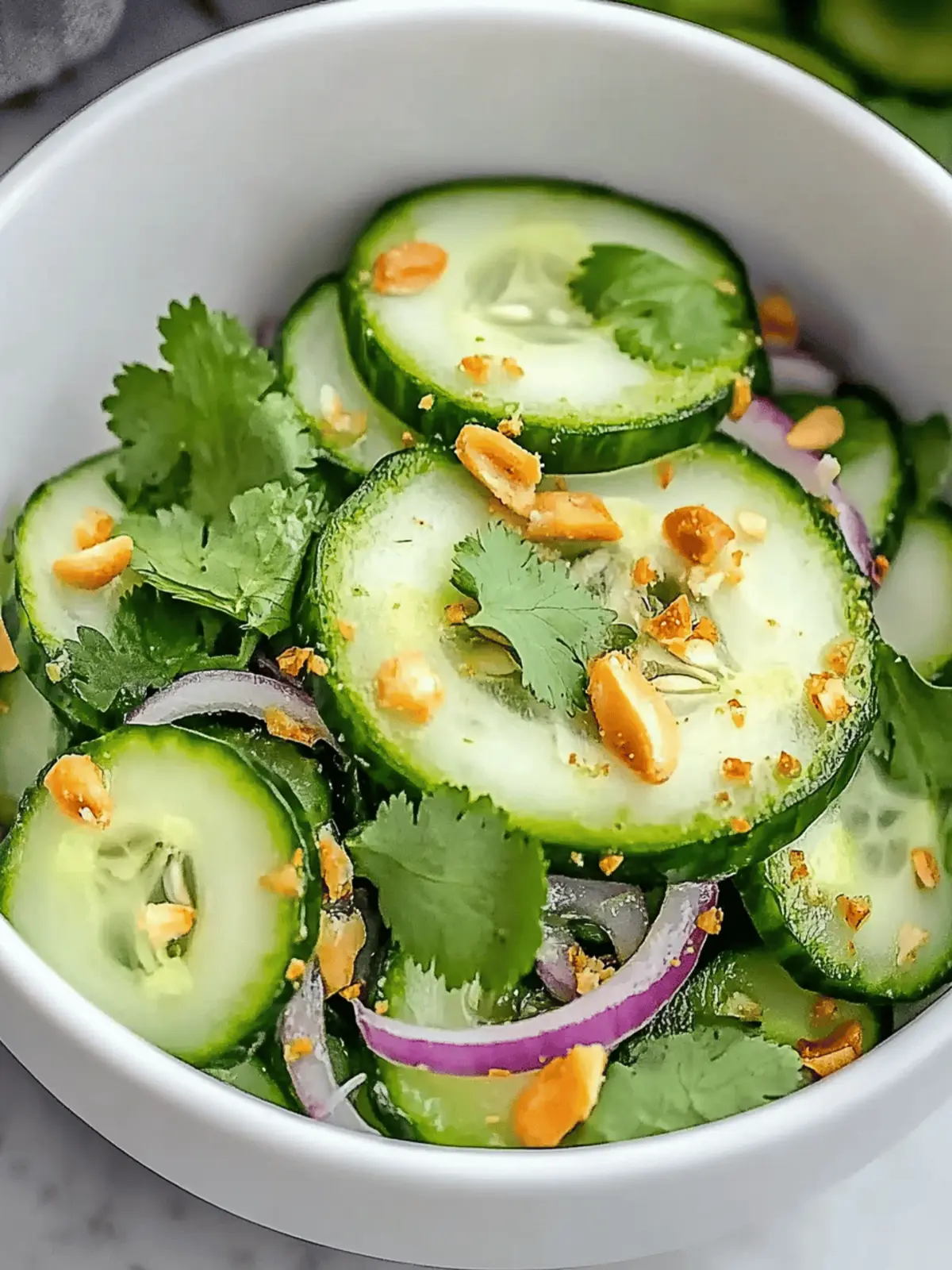 Juicy Thai Cucumber Salad