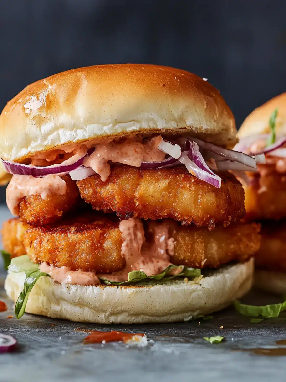 Shrimp Katsu Burgers