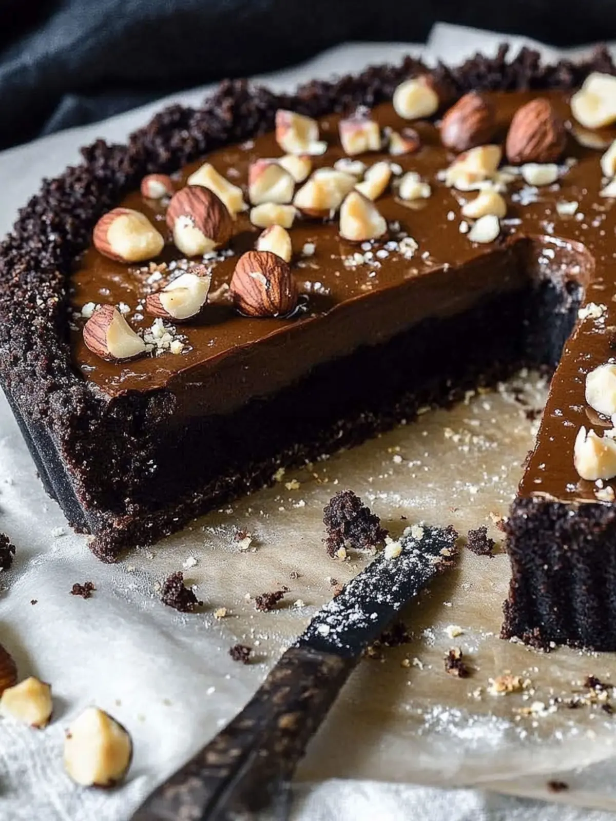 Chocolate Hazelnut Tart