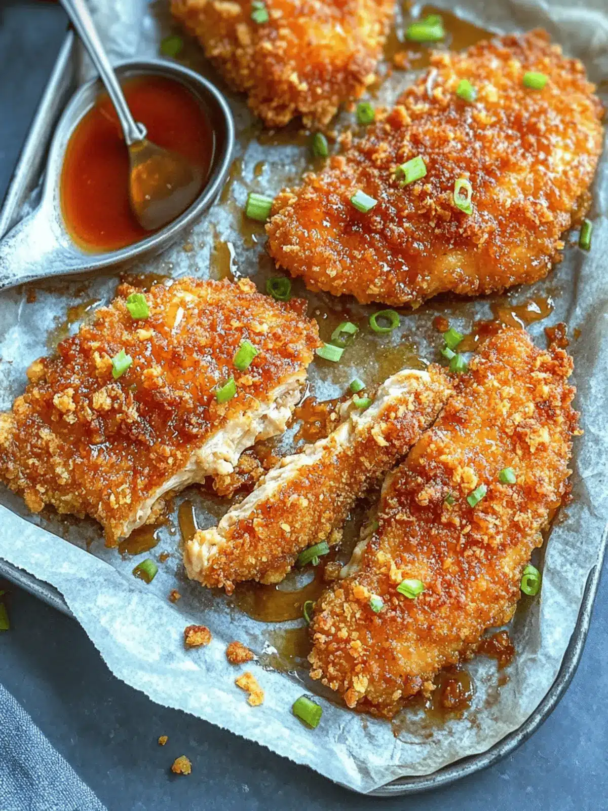 Crispy Baked Hot Honey Chicken: Sweet, Spicy, and Simple! 4 Crispy Baked Hot Honey Chicken