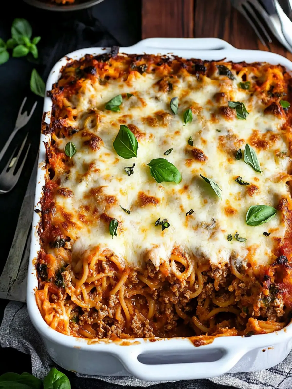 Southern Baked Spaghetti Casserole